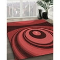 thumbnail image 2 of Ahgly Company Indoor Rectangle Patterned Cranberry Red Area Rugs, 6' x 9', 2 of 6
