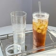 thumbnail image 4 of Glass Tumbler with Straw Basdi Glass Cups with Lid & Straw - 20Oz Iced Coffee & Tea Drinking Jar, 650Ml Transparent Tumbler, Leak-Proof, Bpa-Free, Reusable, Perfect for Home & Office, Iced Coffee Cup, 4 of 9