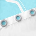 thumbnail image 3 of Erosebridal Monogrammed H Curtains for Living Room, Initial Letter 30%-50% Blackout Curtains Set of 2 (42x63), Blue Bow Curtains and Drapes (42x63), Window Curtains Bedroom Decor, 3 of 6
