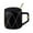 BK, variant on TopLLC Home Decor, Room Decor, Wall Decor Capacity 400ml Ceramic Mug Atmospheres Ceramic Mug Suit For Coffee Hot Chocolate Cool With Lid With Spoon Nice Gift Ceramic Mug