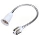 thumbnail image 2 of Adaptador de Extensión Flexible Zócalo E27 Bombilla LED Portalámparas (40cm) Hugtrwg  Para estrenar, 2 of 6