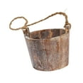 thumbnail image 3 of S SERENABLE Wooden Flower Pot Compact Barrel Planter for Veggies Artificial Plants Plant, 3 of 9