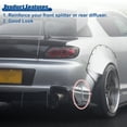 thumbnail image 6 of Unique Bargains 1 Pair 3"-4" Adjustable Aluminum Alloy 75mm Front Bumper Lip Splitter Diffuser Strut Rod Silver Tone, 6 of 6