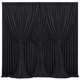 thumbnail image 1 of Cortinas de telón de fondo PARTISKY, 6 paneles negros de poliéster de 24 x 10 pies, 1 of 7