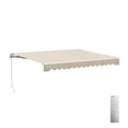 thumbnail image 2 of ALEKO 10 x 8 ft Ivory Motorized Retractable Patio Awning, 2 of 7