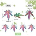 thumbnail image 6 of 12pcs Maple Leaf Pendants Multi-Color Tree Leaves Charms Pendants Alloy Enamel Pendants 39x33mm, 6 of 9