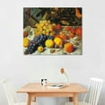 thumbnail image 2 of Nawypu Canvas Art Prints Vincent Van Gogh Still Life With Grapes Lemons And Pears Art Print Painting Poster Wall Decor Gough Fruit Bowl Kitchen and Dining Room Wall Home Decoration, 2 of 4