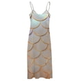 thumbnail image 5 of Mermaid Fish Scales Sleeveless Dress for Women Clothing Female Women's Summer Skirt, 5 of 7