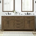 thumbnail image 4 of Ove Decors Tahoe 72 W x 21" D Freestanding Bathroom Vanity with Double Sink, Almond Latte, 4 of 16
