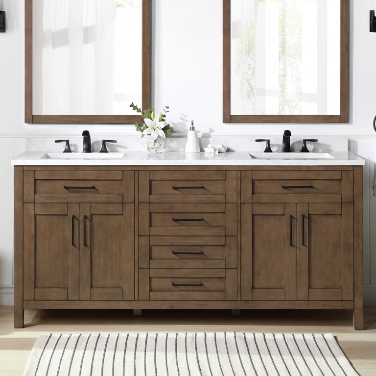 Ove Decors Tahoe 72 W x 21 D Freestanding Bathroom Vanity with