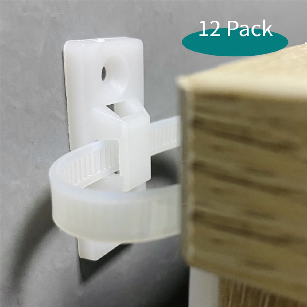 Baby Proofing Furniture Straps AntiTip,12 Pack Child Safety Wall