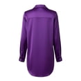 thumbnail image 5 of Womens Tops Dressy Casual, Duoif Dress Shirt, Collared Formal Shirts for Women Purple XL, 5 of 5