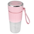 thumbnail image 3 of Licuadora portátil con carga USB, libre de BPA, resistente al agua, cuchillas de acero inoxidable, diseño sellado de una pieza, color rosa, 3 of 8