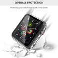 thumbnail image 4 of Ensemble de 2 Pcs Compatible Iwatch Série 5 / Série 4 Étui 40 / 44mm avec Protection d'Écran en Verre Trempé, Étui de Protection, 4 of 4