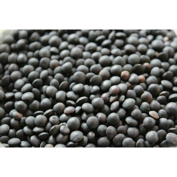 Dry Whole Black Lentil - 1LB