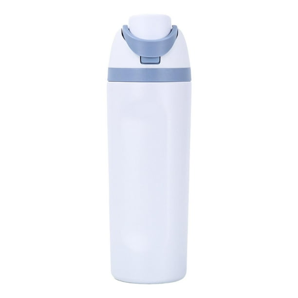 Botella de agua aislada Acero inoxidable, 720 ml, accesorios de botellas de agua deportivos resistentes al desgaste sencillo para bebidas calientes Azul