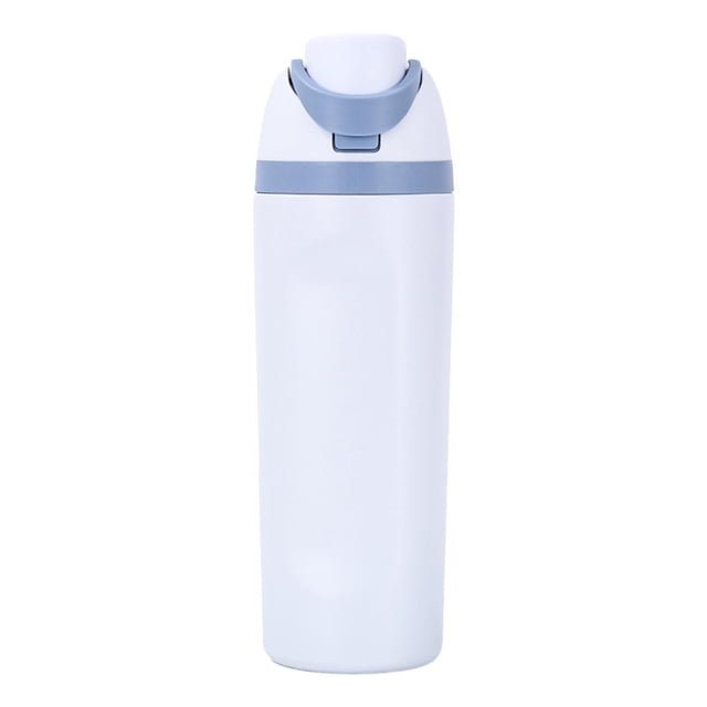 Botella de agua aislada Acero inoxidable, 720 ml, accesorios de botellas de agua deportivos resistentes al desgaste sencillo para bebidas calientes Azul
