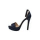 thumbnail image 3 of SANDALIA TACON VESTIR DORELI MUJER AZUL MARINO TEXTIL 3905 LEON  3905p, 3 of 3