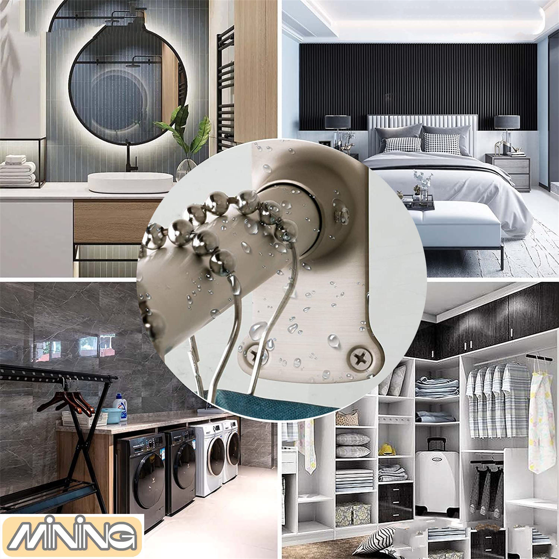 L Shaped Shower Curtain Rod Without Ceiling Support Shelly Lighting