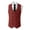 Red, variant on Men's Double Breasted Suit Vest Lightweight Waistcoat Slim Fit Dress Vest Red XXXL(XXXL)
