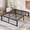 Black, variant on Amolife 14" Full Bed Frame Metal Platform Bed with Ample Storage Space Under Frame, Heavy Duty, Black