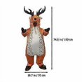 thumbnail image 1 of Costumes Men Air Blow Inflatable Suit Inflatable Elk Costume Inflatable Fancy Dress Reindeer Jumpsuit_Perfect Gift, 1 of 3