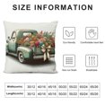 thumbnail image 5 of JRXY Bless Our Home Farmhouse Eucalyptus Leaves Throw Pillow Covers, Truck Home Sweet Home Cushion Case Decorations White, 5 of 5
