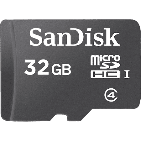 SanDisk 32GB Class 4 microSD Card (Best Sd Card For Zoom H4n)