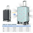 thumbnail image 6 of Balery Luggage Cover Milk Tea Print Suitcase Covers for Luggage Elastic Washable Suitcase Protector Fits 18-32 Inch Luggage-Small, 6 of 9