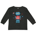 thumbnail image 3 of Inktastic Robot 4th Birthday Boys Long Sleeve Toddler T-Shirt, 3 of 5