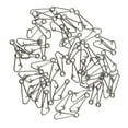 thumbnail image 1 of LOVIVER 50Pcs Stainless Steel Fishing Snap Hook Line Connector Hooked Snap Tackle 3# 3, 1 of 7