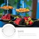 thumbnail image 3 of ColoMX Bandeja decorativa con mango Servicio redondo Snack Snack Siring Bande, 3 of 8