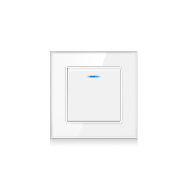 Yuarrent Interruptor de lámpara de Panel de luz, suministros para el hogar, accesorio de bricolaje, accesorios para el hogar, interruptores de presión, Decoración del hogar Blanco/Multicontrol Yuarrent HA067855-10