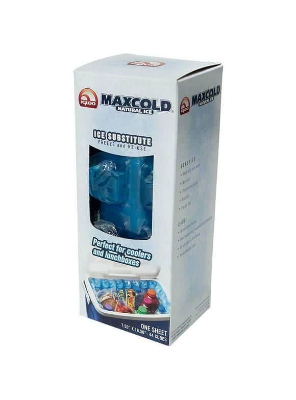 IGLOO MaxCold 44-Cube Natural Ice Sheet - Blue