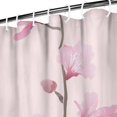 thumbnail image 3 of Waterproof Cherry Blossom - Pink Shower Curtain 72x72 Inch Boho Style Polyester Unique Shower Curtain for Bathroom Hotel Home Decor with 12 Plastic Hooks, 3 of 5