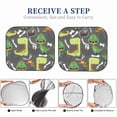 thumbnail image 6 of Gaeub Cartoon Dinosaurs.Cute Dinosaurs Foldable Auto Sun Blocker Visor, Sunshade for Car Front Window, Keeps Your Vehicle Cool - Small, 6 of 7