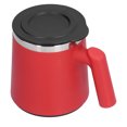 thumbnail image 5 of Taza de café de acero inoxidable de 420 ml, taza de desayuno, Taza de leche de café para el hogar, oficina, Camping, Rojo, 5 of 5