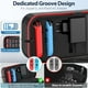 thumbnail image 3 of Bolso para Nintendo Switch/OLED, bolsa de transporte grande para Joycon y fuente de alimentación, funda rígida para Switch OLED con espacio para guardar 20 juegos y accesorios de Switch, 3 of 7
