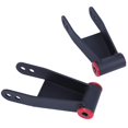 thumbnail image 1 of 2- 3 inch Rear Drop Lowering Leveling Shackles Compatible with Ford F150 2004-2014 2WD 4WD Adjustable, 1 of 15