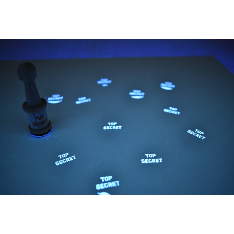 invisible ink.BASICPOT　BLUE Opticz 4 Ounce All Purpose Invisible Blue UV Blacklight