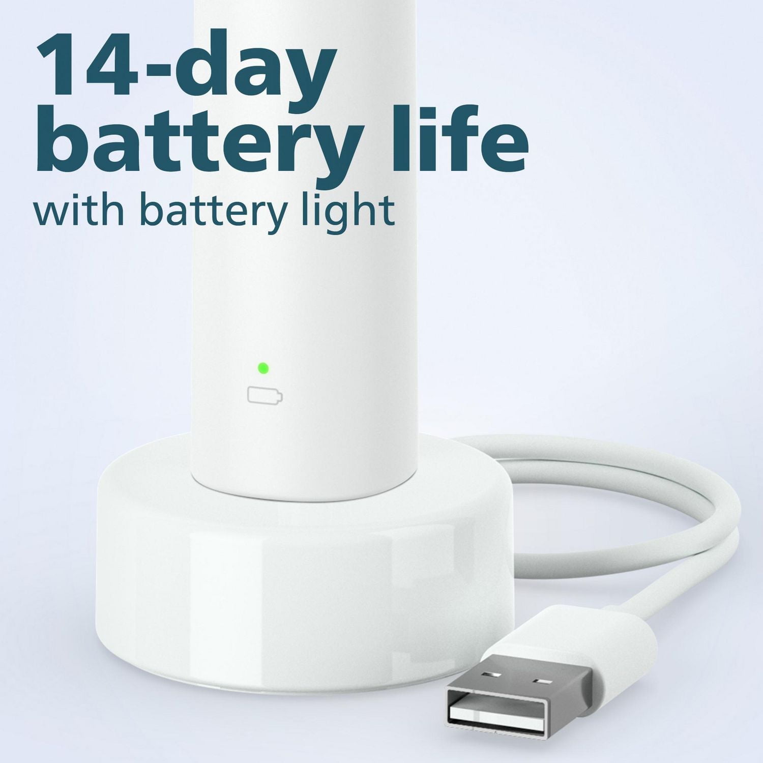 Philips Sonicare 2300 Power Toothbrush, Rechargeable Electric Toothbrush, White and Black, Sonicare Dual Handle pack