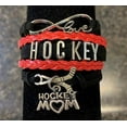 thumbnail image 3 of Sportybella Hockey Mom Bracelet, Hockey Mom Jewelry, Ice Hockey Mom Gift, for Moms with Hockey Players (Red and Black), 3 of 6