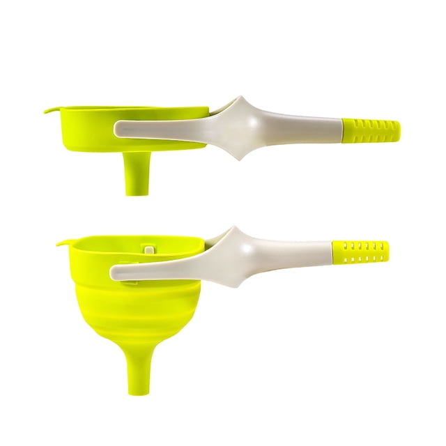 TIMIFIS The funnel Compact Silicon Funnel - Easy To Store And For Pouring And Transferring Liquid - Versatile Kitchen Tool kitchen gadgets Kitchen Gadgets