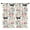 Husky Dog Flower, variant on Blackout Kids Curtains,Labrador Dog Childrens Insulated Curtains Set Of 2,Bedroom Essentials,Toddler Room Decor 42x54in(106x137cm)