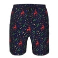 thumbnail image 3 of Balery Christmas Deer Traje de Baño Estilo Hawaiano para Hombre, Shorts de Secado Rápido con Bolsillos-3X-Large, 3 of 6