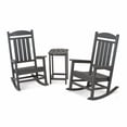 thumbnail image 2 of polywood 3-pc. presidential rocking chair & table set - outdoor, 2 of 6