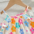 thumbnail image 5 of Ccpelsie Girls Clothes 2PC Summer Outfits Bow Short Sleeve T-shirts and Elastic Waist Shorts Set Kids Clothes Girls 6-14Y(Beige,3-4 Years ), 5 of 9