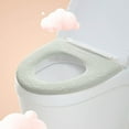thumbnail image 1 of XWSHYW Alfombrilla de Baño Cojín para Asiento de Inodoro, Asiento de Inodoro Grueso de Invierno, Cojín de Asiento de Inodoro de Punto, Asiento de Inodoro Doméstico Lavable, 1 of 6