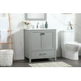 thumbnail image 6 of 30 inch single bathroom vanity in blue, 6 of 7