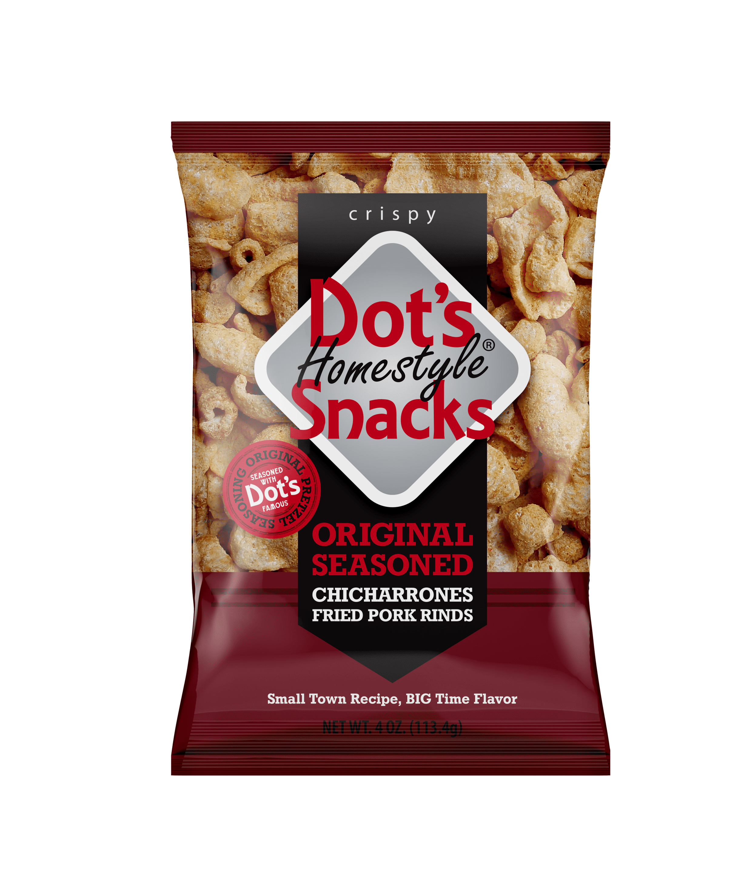 Dot's Homestyle Snacks Original Seasoned Chicharrones Fried Pork Rinds